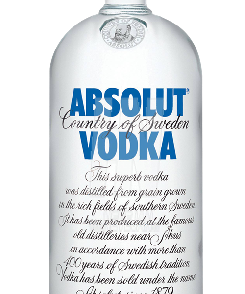Absolut Blue Vodka 450cl