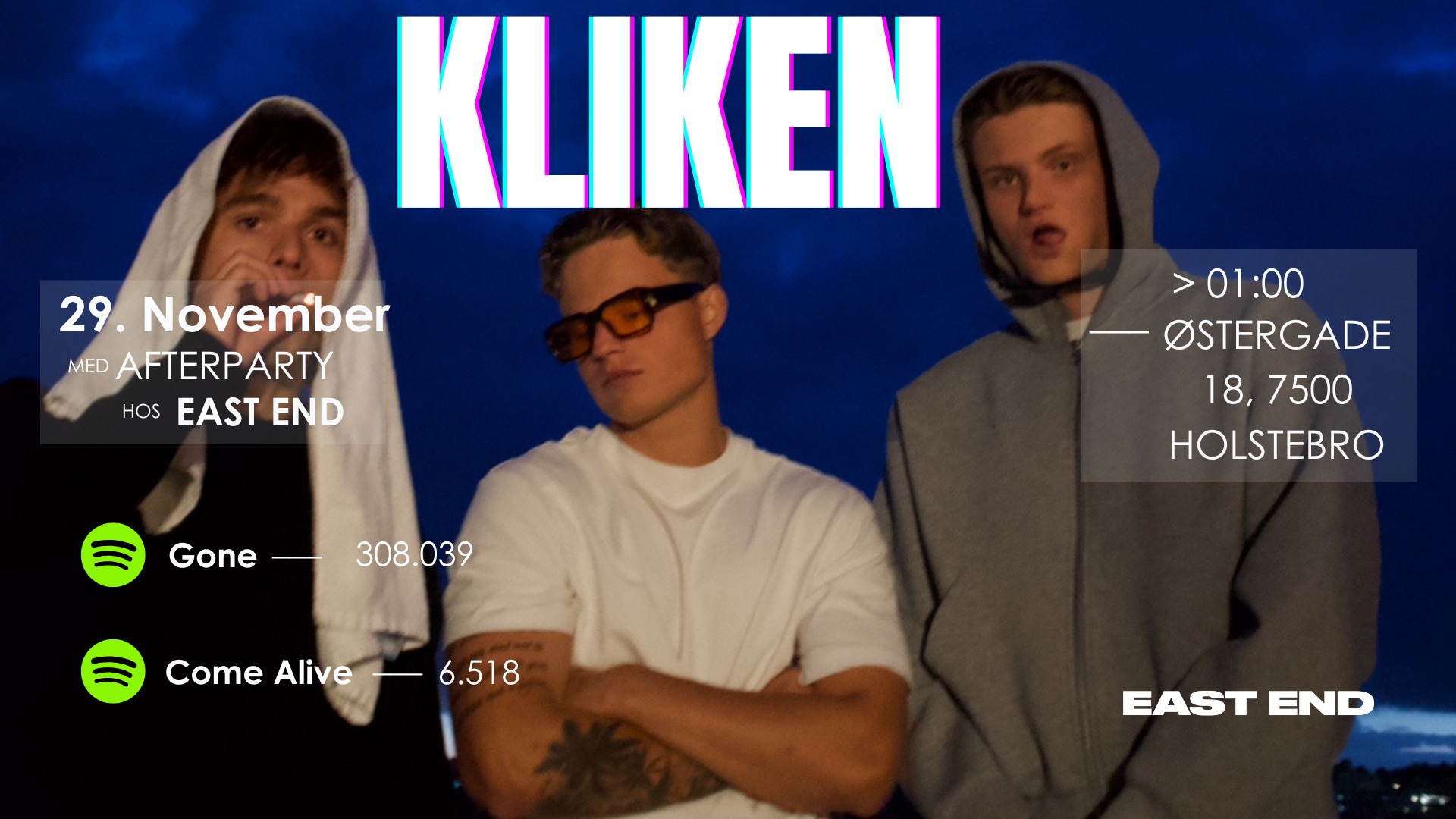 KLIKEN X EAST END