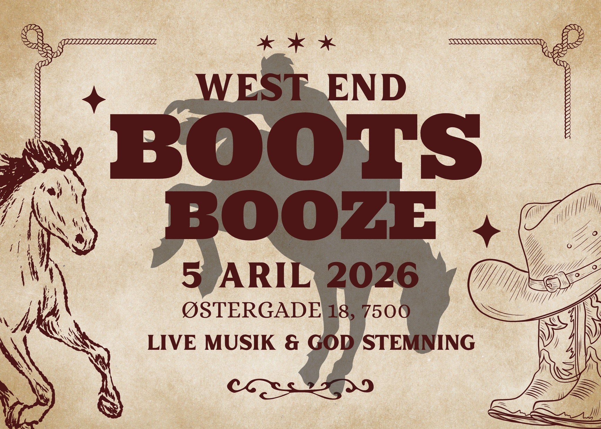 Branchefesten - WEST END BOOTS & BOOZE