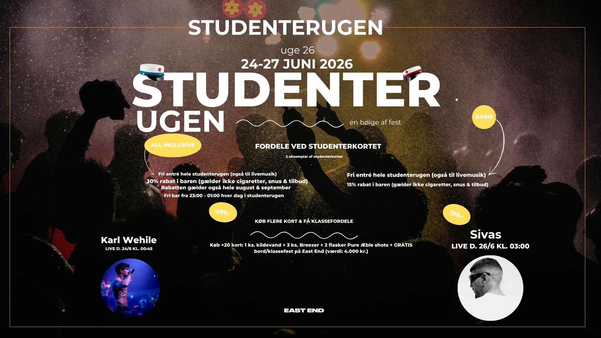 STUDENTERUGEN 2026 // EAST END